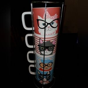 Coffee mugs with holder